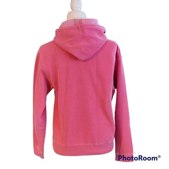 “You Had Me At Woof" Genuine Pigment Dyed Hoodie Graphic Sweatshirt PawPrints - Picture 5 of 12